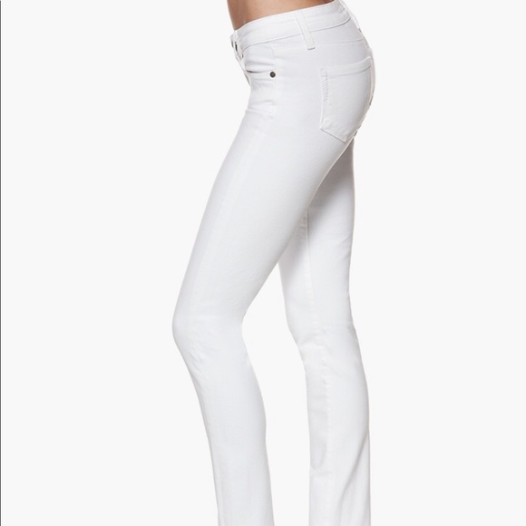 Paige Jeans White Skyline Ankle Peg size 24 - Picture 2 of 7